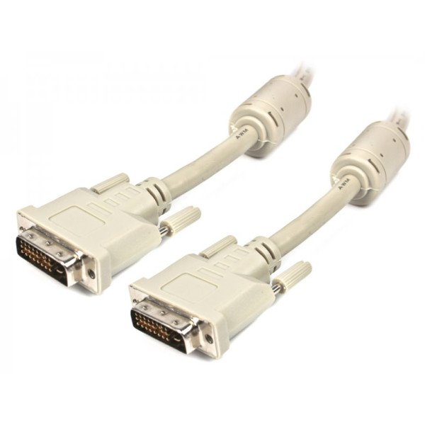 

Кабель Cablexpert DVI видео 24/24 (dual link), 4.5м (CC-DVI2-15)