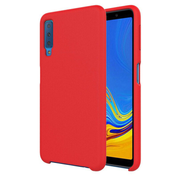 

Силиконовый чехол Deen Silicone Case для Samsung A750 Galaxy A7 (2018) Красный