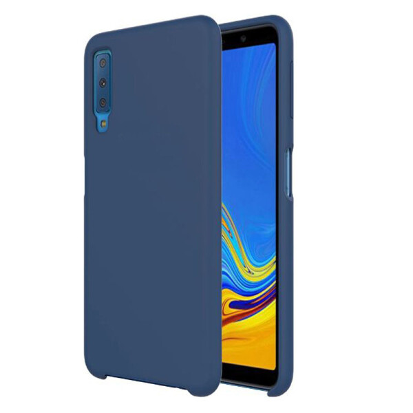 

Силиконовый чехол Deen Silicone Case для Samsung A750 Galaxy A7 (2018) Темно-синий