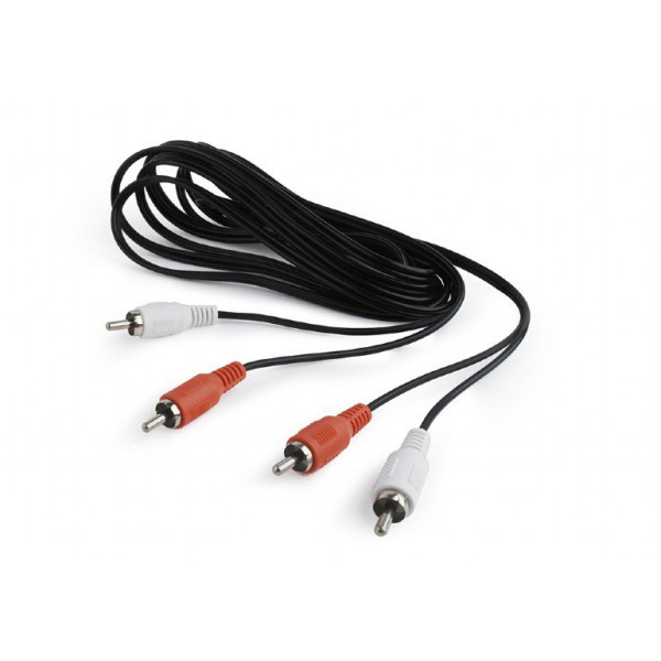 

Кабель Cablexpert 2 RCA-2RCA, 5 м (CCA-2R2R-5M)