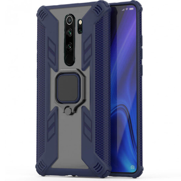 

Ударопрочный чехол Combo Ring под магнитный держатель для Xiaomi Redmi Note 8 Pro Черный