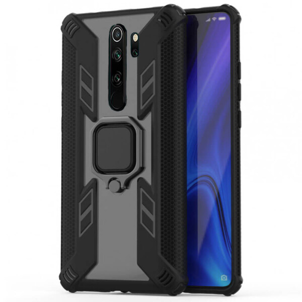 

Ударопрочный чехол Combo Ring под магнитный держатель для Xiaomi Redmi Note 8 Красный
