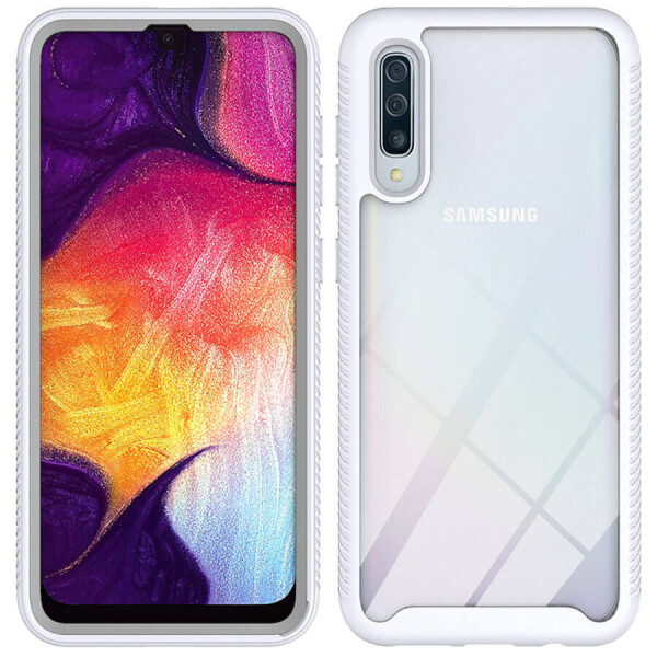 

Ударопрочный чехол Full-body Bumper Case для Samsung Galaxy A50 (A505F) / A50s / A30s Белый