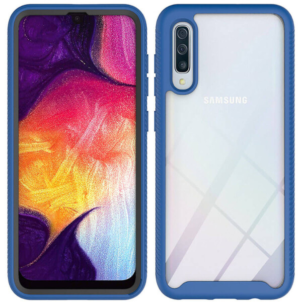 

Ударопрочный чехол Full-body Bumper Case для Samsung Galaxy A50 (A505F) / A50s / A30s Синий