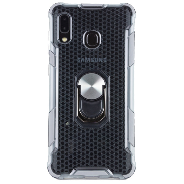 

Ударопрочный чехол Honeycomb Ring для Samsung Galaxy A20 / A30 Черный