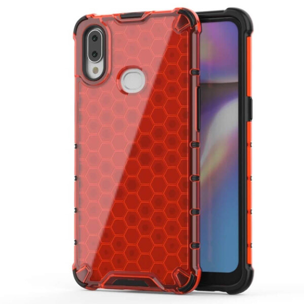 

Ударопрочный чехол Honeycomb для Samsung Galaxy A10s Красный