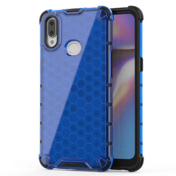 

Ударопрочный чехол Honeycomb для Samsung Galaxy A10s Синий