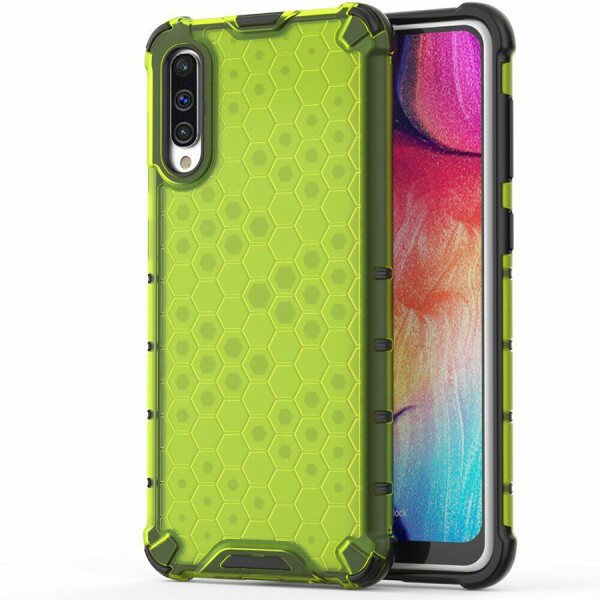 

Ударопрочный чехол Honeycomb для Samsung Galaxy A50 (A505F) / A50s / A30s Зеленый