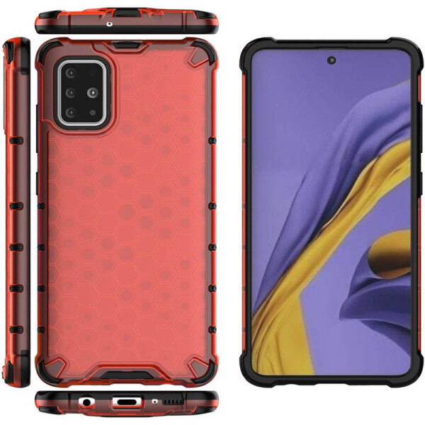

Ударопрочный чехол Honeycomb для Samsung Galaxy A51 Красный
