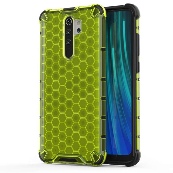 

Ударопрочный чехол Honeycomb для Xiaomi Redmi Note 8 Pro Зеленый