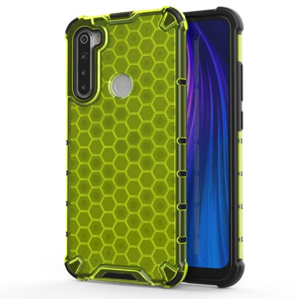

Ударопрочный чехол Honeycomb для Xiaomi Redmi Note 8 Зеленый
