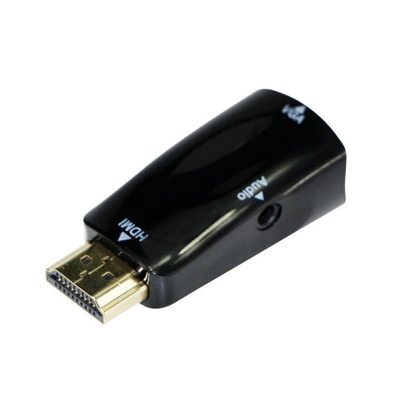 

Адаптер-преобразователь Cablexpert HDMI в VGA и стерео-аудио (A-HDMI-VGA-02)
