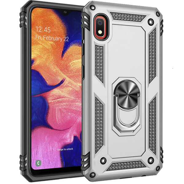 

Ударопрочный чехол Serge Ring магнитный держатель для Xiaomi Redmi 7A Темно-синий