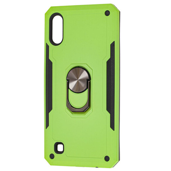 

Ударопрочный чехол SG Ring Color магнитный держатель для Samsung Galaxy A10 (A105F) Салатовый