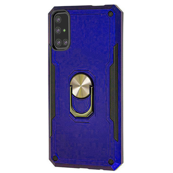 

Ударопрочный чехол SG Ring Color магнитный держатель для Samsung Galaxy A51 Темно-синий