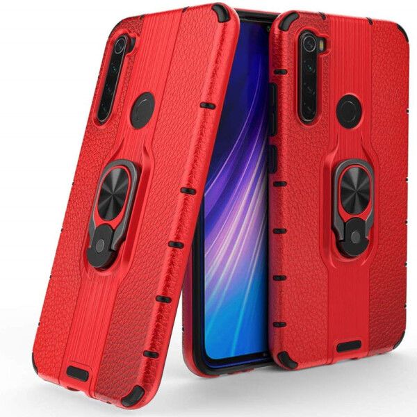 

Ударопрочный чехол Transformer Alita под магнитный держатель для Xiaomi Redmi Note 8 Красный