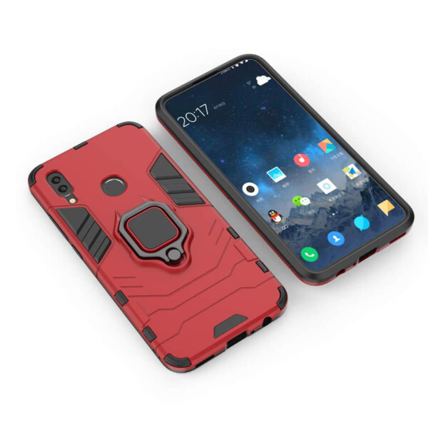 

Ударопрочный чехол Transformer Ring под маг. держ. для Xiaomi Redmi Note 7 / Note 7 Pro / Note 7s Красный / Dante Red