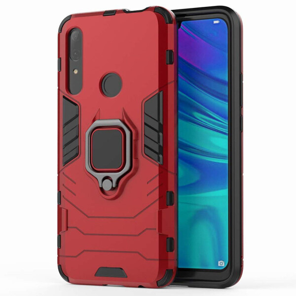

Ударопрочный чехол Transformer Ring под магнитный держатель для Huawei P Smart+ (nova 3i) Черный / Soul Black