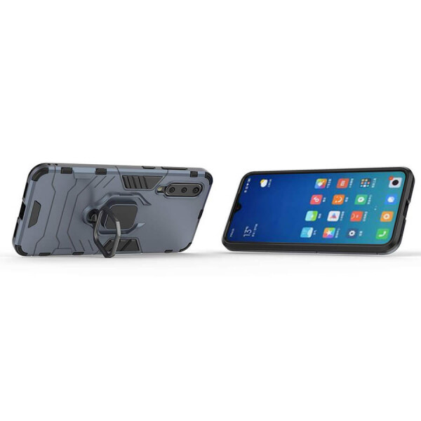 

Ударопрочный чехол Transformer Ring под магнитный держатель для Xiaomi Mi 9 Черный / Soul Black