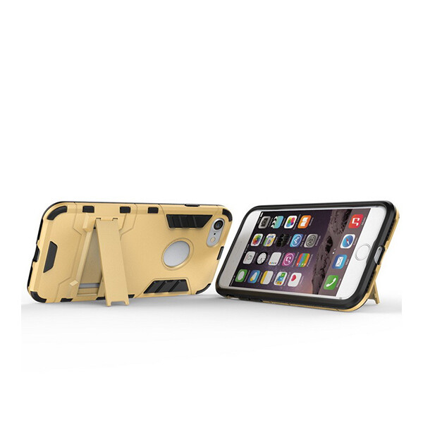 

Ударопрочный чехол-подставка Transformer для Apple iPhone 7 / 8 (4.7") с мощной защитой корпуса Металл / Gun Metal