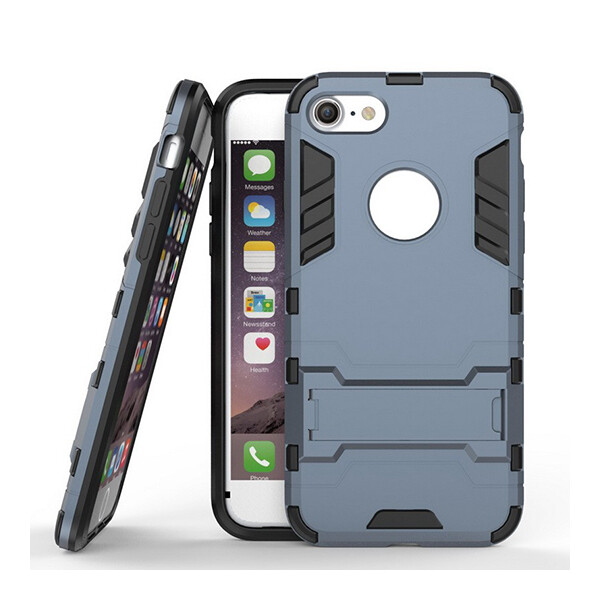 

Ударопрочный чехол-подставка Transformer для Apple iPhone 7 / 8 (4.7") с мощной защитой корпуса Синий / Navy
