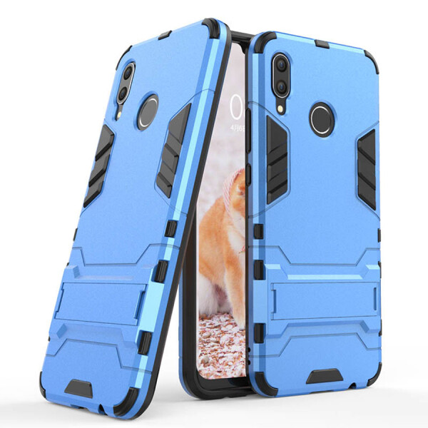 

Ударопрочный чехол-подставка Transformer для iPhone 7 plus / 8 plus (5.5") мощной защитой корпуса Серый / Metal slate