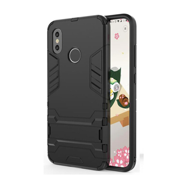 

Ударопрочный чехол-подставка Transformer для Xiaomi Mi 9 с мощной защитой корпуса Серый / Metal slate
