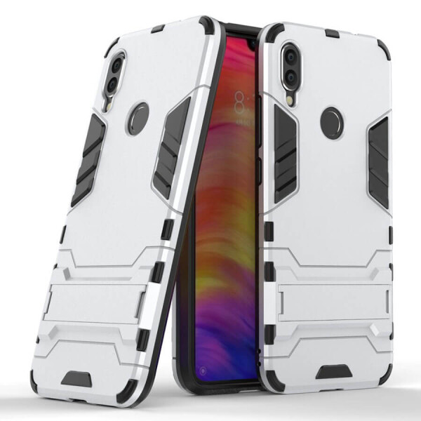 

Ударопрочный чехол-подставка Transformer для Xiaomi Redmi Note 7 / Note 7 Pro / Note 7s Серебряный / Satin Silver