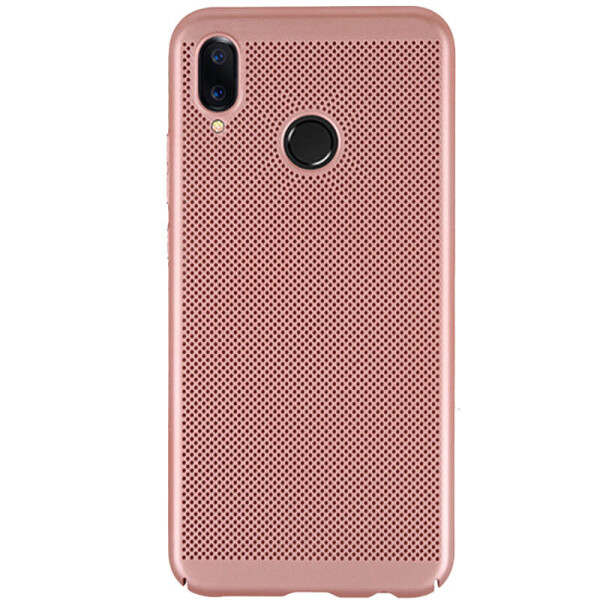 

Ультратонкий дышащий чехол Grid case для Samsung Galaxy A40 (A405F) Розовый