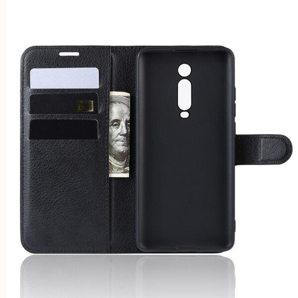 

Чехол (книжка) Wallet Glossy с визитницей для Xiaomi Redmi K20 / K20 Pro / Mi9T / Mi9T Pro Черный