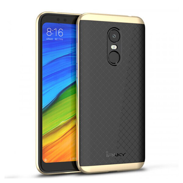 

Чехол iPaky TPU+PC для Xiaomi Redmi 6A Черный / Золотой