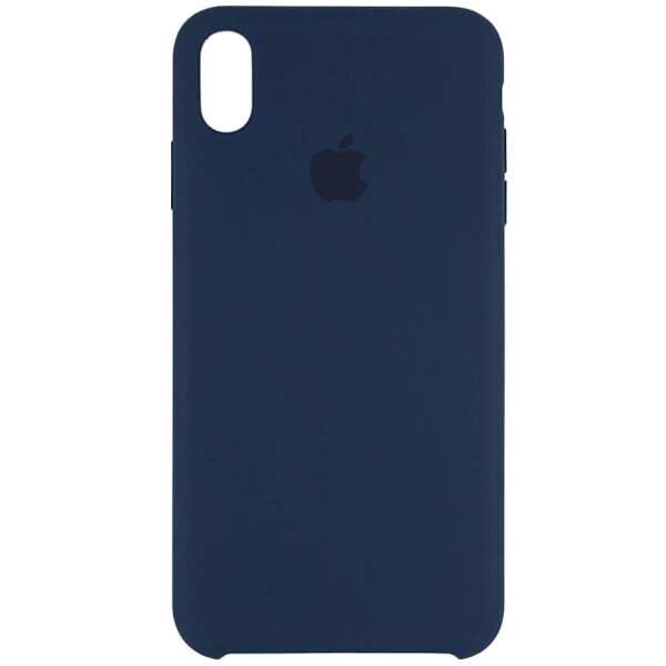 

Чехол Silicone case (AAA) для Apple iPhone XS Max (6.5") Синий / Midnight Blue