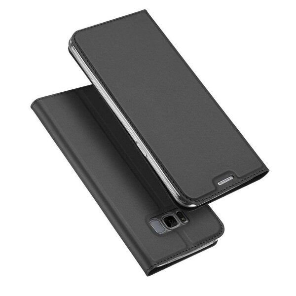 

Чехол-книжка Dux Ducis с карманом для визиток для Samsung G950 Galaxy S8 Серый