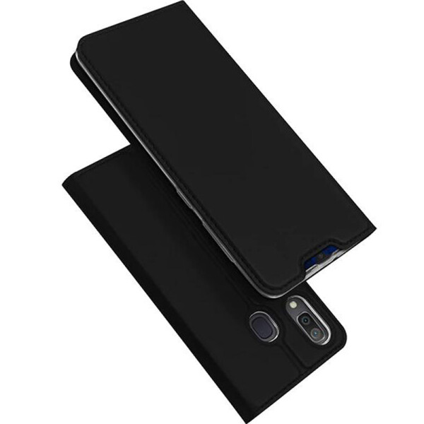 

Чехол-книжка Dux Ducis с карманом для визиток для Samsung Galaxy A20 / A30 Черный