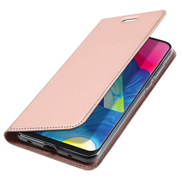

Чехол-книжка Dux Ducis с карманом для визиток для Samsung Galaxy A70 (A705F) Rose Gold
