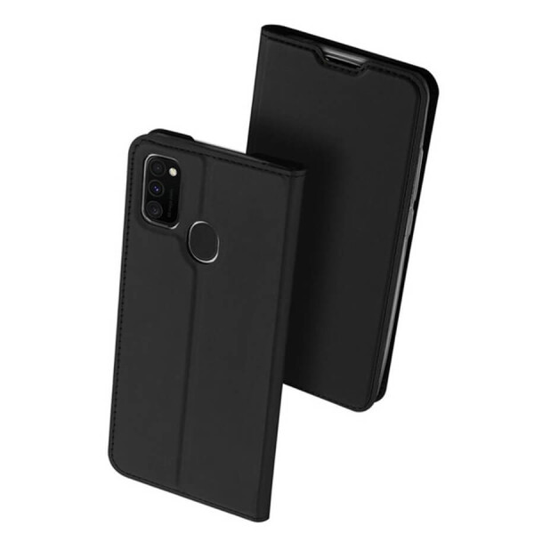 

Чехол-книжка Dux Ducis с карманом для визиток для Samsung Galaxy M30s / M21 Черный