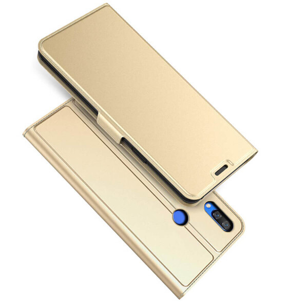 

Чехол-книжка Dux Ducis с карманом для визиток для Xiaomi Redmi 7 / Y3 Золотой