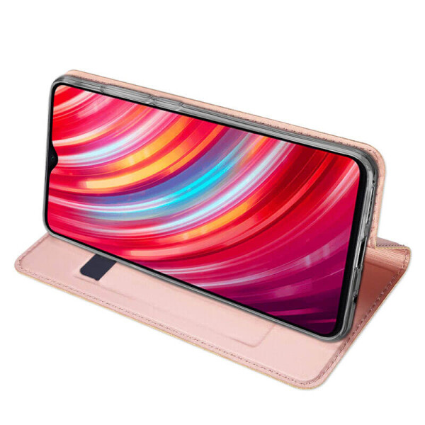 

Чехол-книжка Dux Ducis с карманом для визиток для Xiaomi Redmi Note 8T Rose Gold