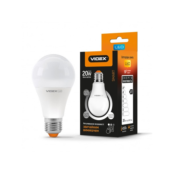 

Лампа светодиодная Videx A70eD3 20W E27 4100K 220V (VL-A70eD3-20274)