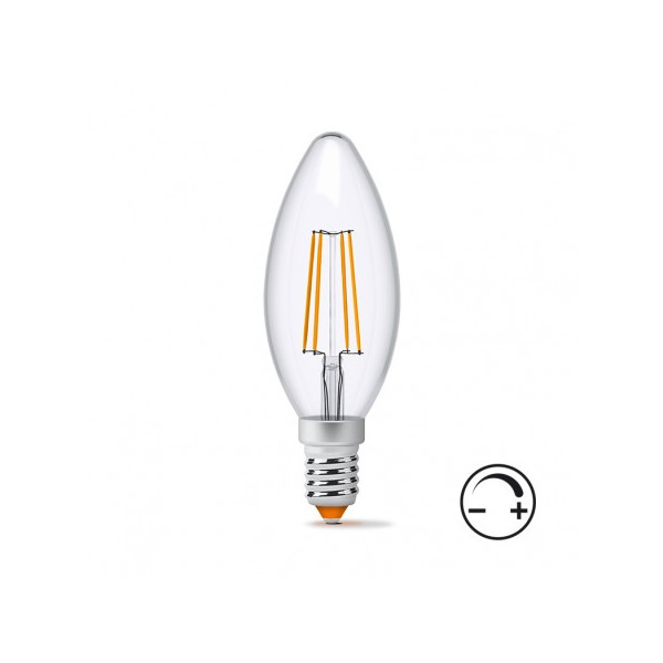 

Лампа филаментая Videx C37F 4W E14 3000K 220V (VL-C37F-04143)