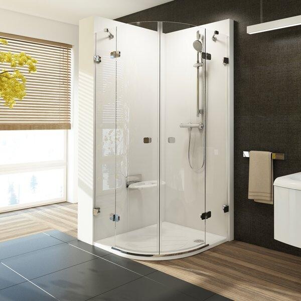 

Душевая кабина Ravak Brilliant BSKK4-100 хром+Transparent