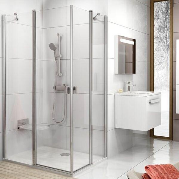 

Душевая кабина Ravak Chrome CRV2-110 сатин+Transparent