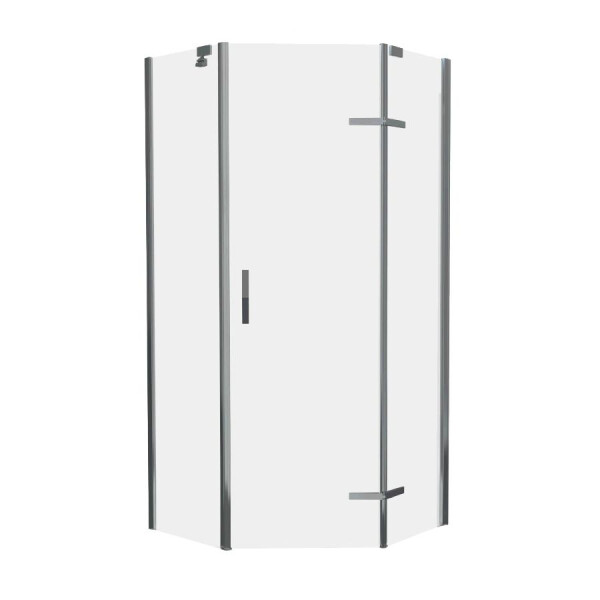 

Душевая кабина EGER STEFANI 90x90x190 см. пятиугольная (стекла+двери) 599-535/3