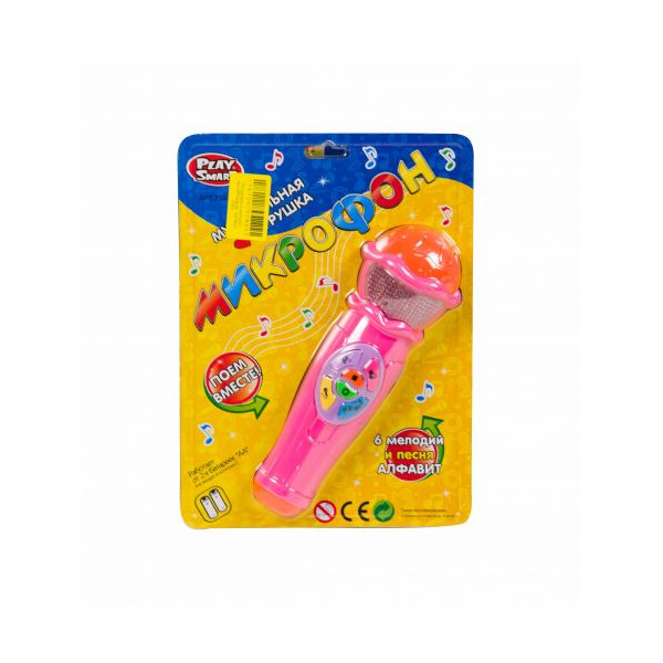 

Микрофон Toysi музыкальный Розовый (TOY-103069)