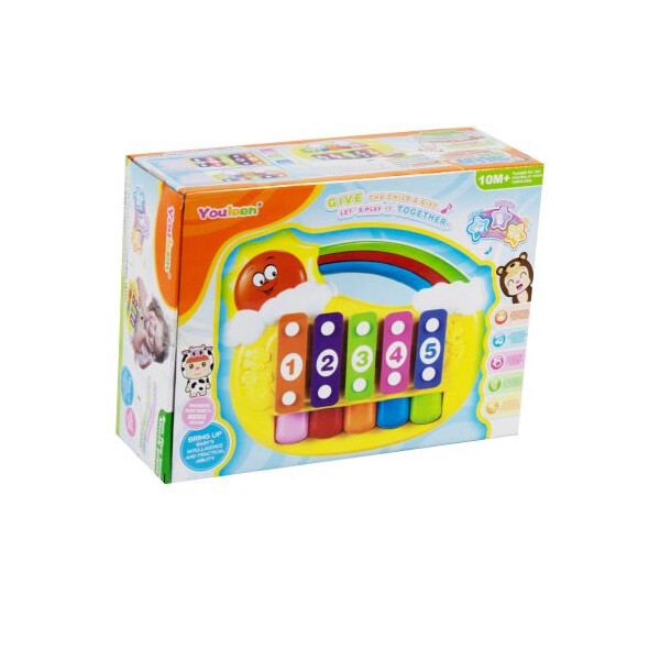 

Пианино Youleen ксилофон Солнышко Разноцветное (TOY-55340)