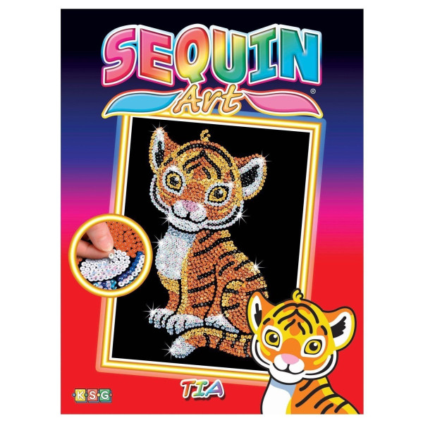 

Набор для творчества Sequin Art RED Tia Tiger (SA1413)