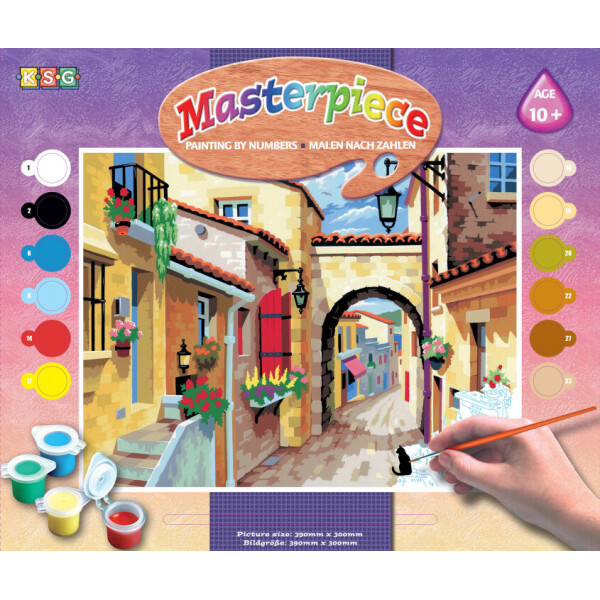 

Набор для творчества Sequin Art PAINTING BY NUMBERS SENIOR A Quiet Street (SA0129)
