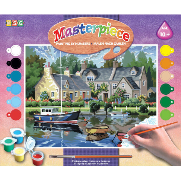 

Набор для творчества Sequin Art PAINTING BY NUMBERS SENIOR Tranquil Waters (SA0130)