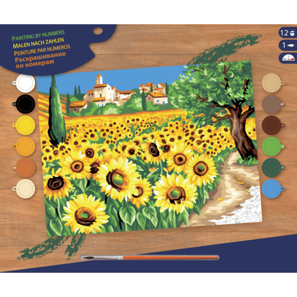 

Набор для творчества Sequin Art PAINTING BY NUMBERS SENIOR Sunflowers (SA1333)