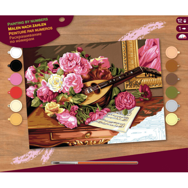 

Набор для творчества Sequin Art PAINTING BY NUMBERS SENIOR Romantic Bouquet (SA1037)